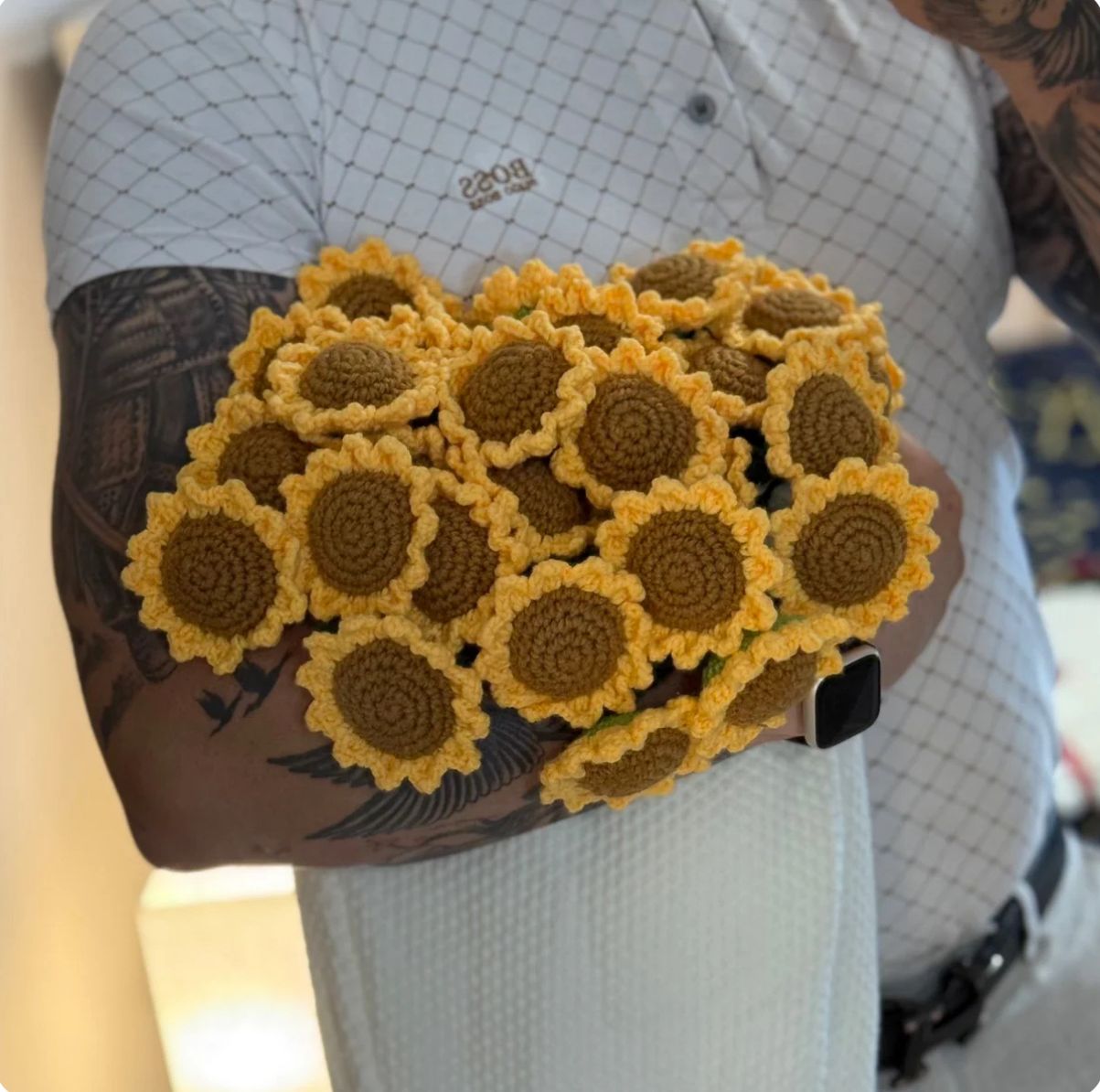 Handmade Flower Blankets